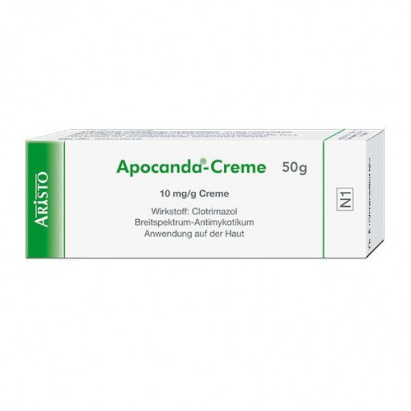 Крем Апоканда против грибкового поражения APOCANDA Creme 50 гр Aristo Pharma Крем Апоканда против грибкового поражения APOCANDA Creme 50 гр Aristo Pharma